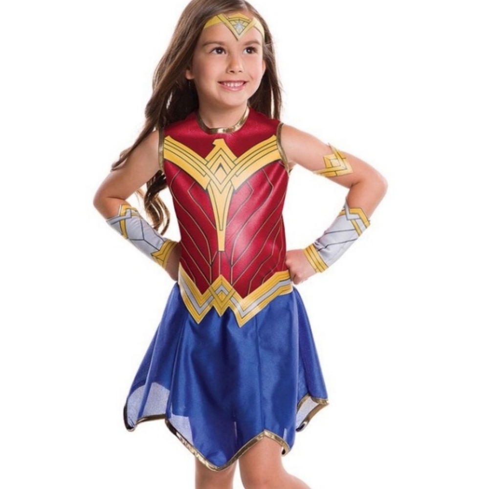 NWT Wonder Woman Dress-Up Costume Girls Large
